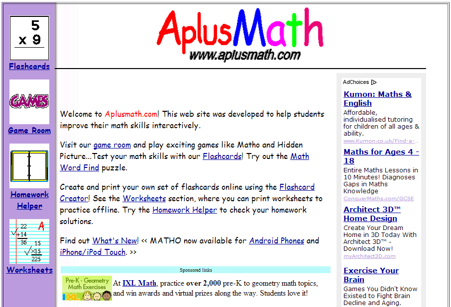 A Plus Maths - Content - ClassConnect